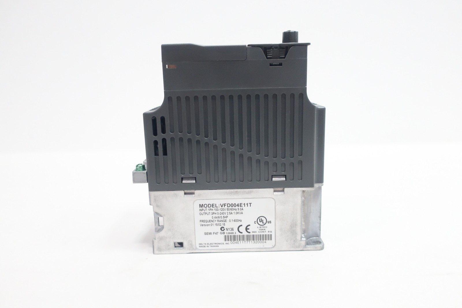 Delta VFD004E11T Vfd Drive 240v-ac 0.5hp 100-120v-ac
