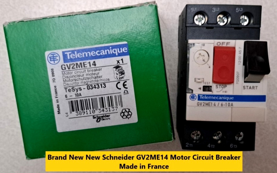 Brand New Schneider GV2ME14 Motor Circuit Breaker Made in France