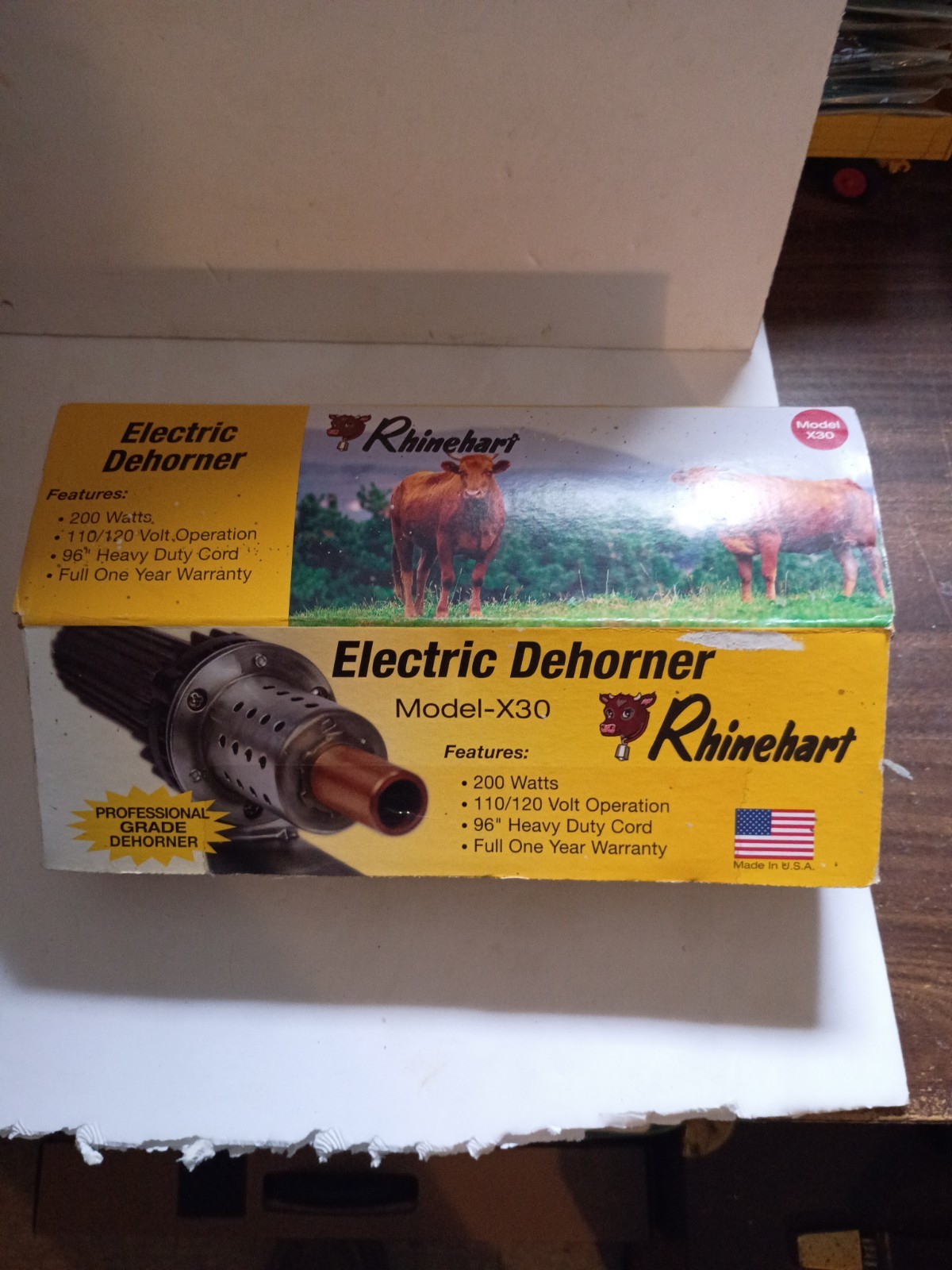 Rhinehart Factory Direct Electric Dehorner X30 00338 3/8 Tip