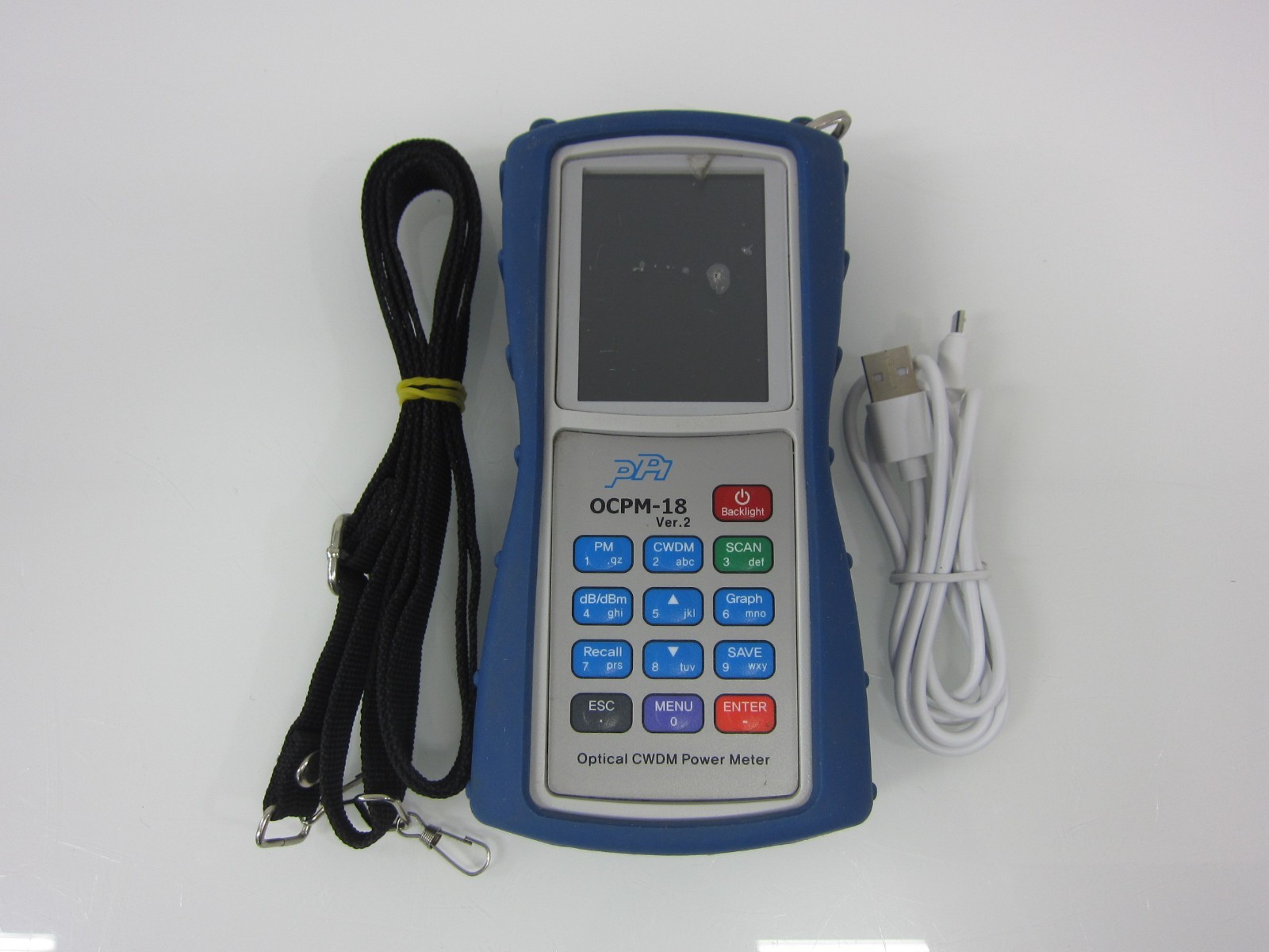 PPI OCPM-18 Ver2 Optical CWDM Power Meter, OCPM18, OCC-55