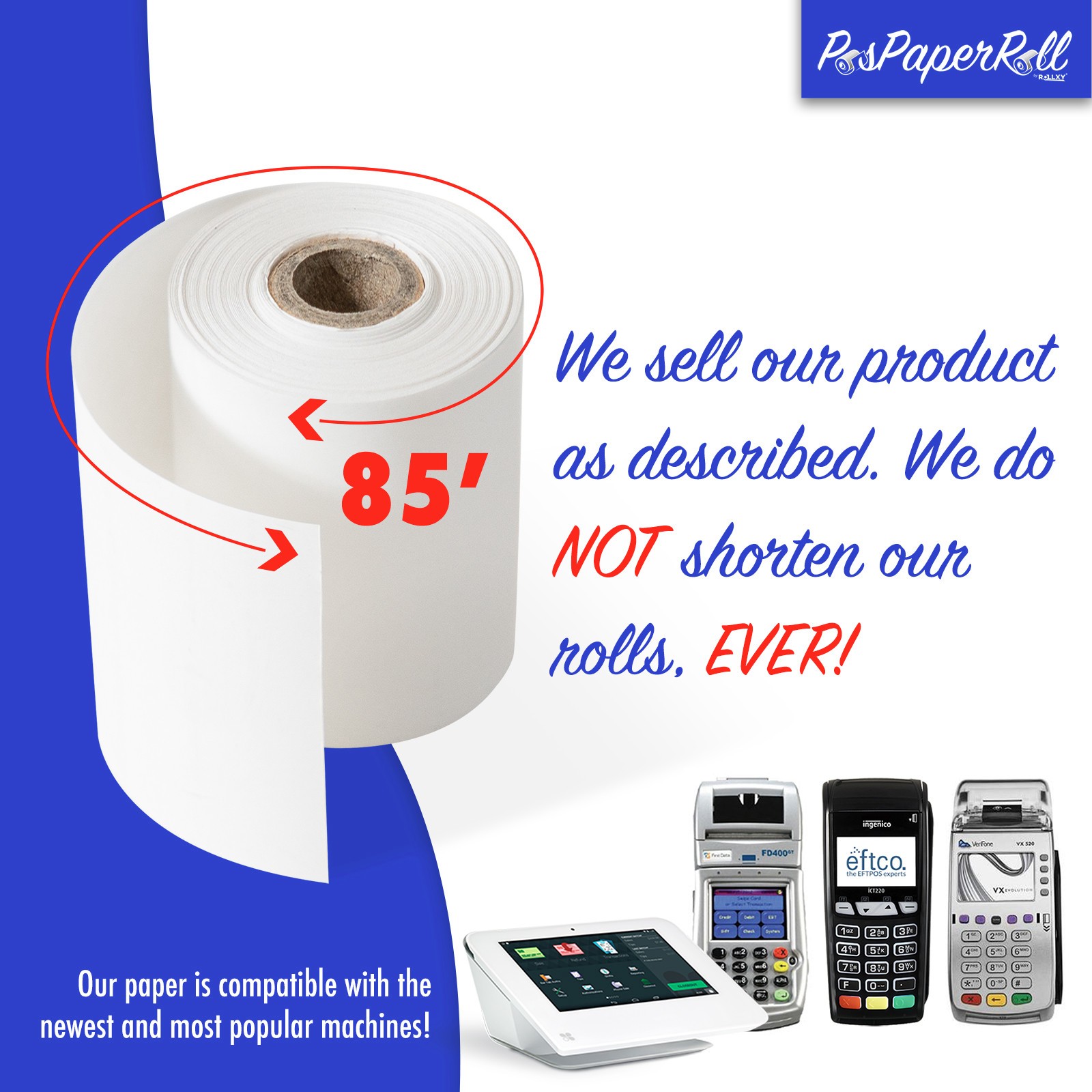 40 ROLLS SHARP XE-A20S XE-A21S XE-A22S XE-A22H CASH REGISTER THERMAL PAPER 57mm