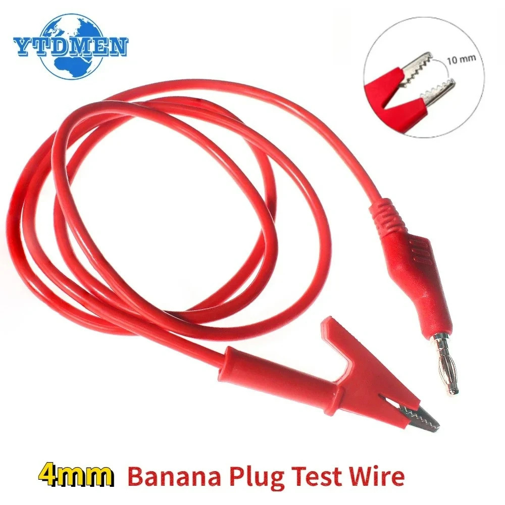 1PCS Multimeter Banana Plug To Alligator Clips Test Lead for Electrical Testing