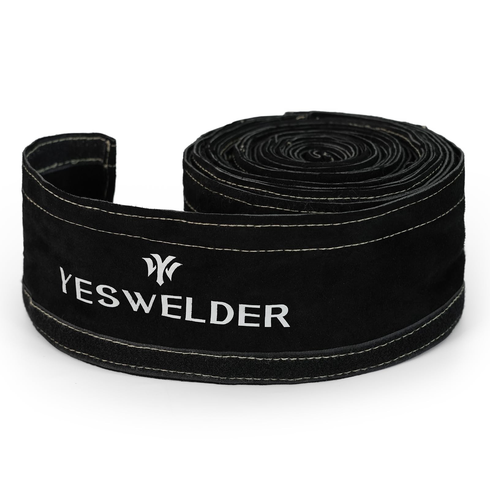 Flame Resistant Leather TIG Welding Torch Cable Cover – 25ft (7.6m) Black Sleeve