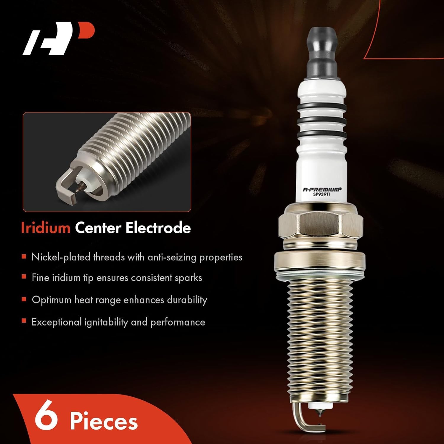 Iridium Platinum Spark Plugs Compatible with E280, E300, GLK350, ML350, ML450, S