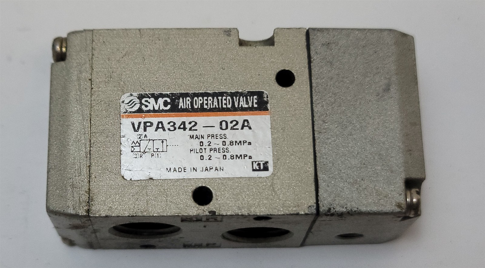 SMC VPA342-02A Air Operated Valve , Main Pressure 0.2-0.8 MPa