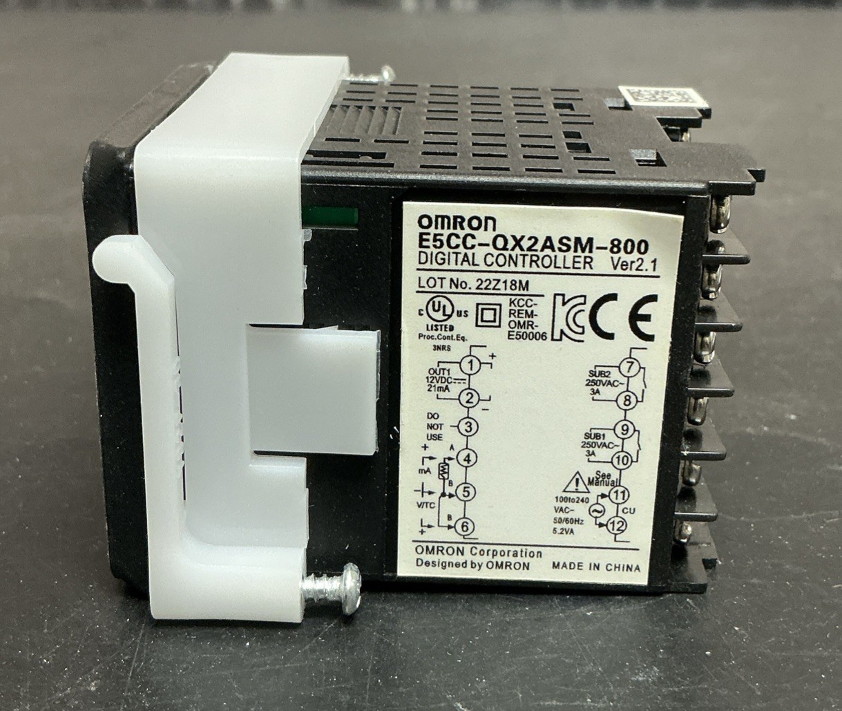 Lot of 3 Omron Digital Controllers | Type E5CC-QX2ASM-800