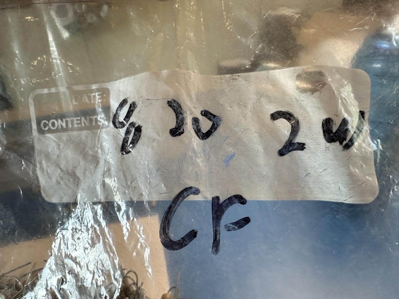 Lot of 50 Vintage 820 Ohm 2W Axial Resistors NOS Estate Labeled CF Unbranded