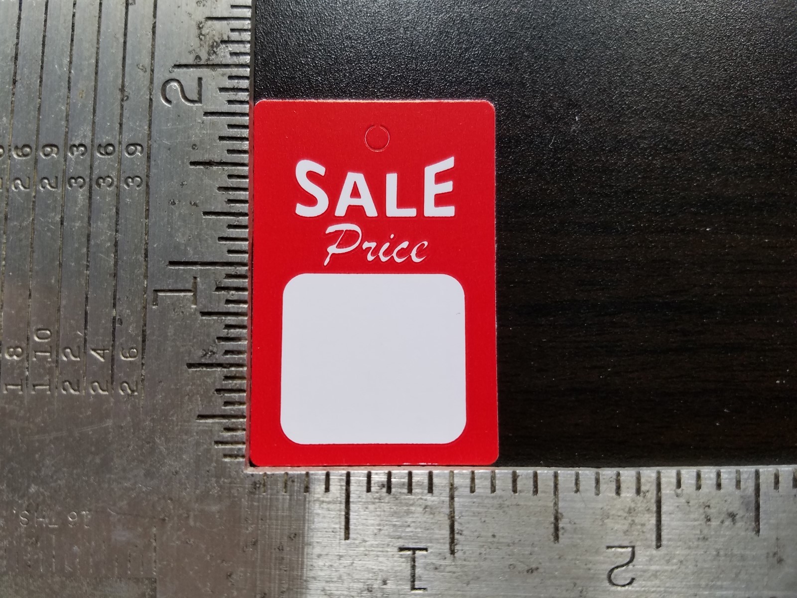 1000 Red White Sale Price Tags Merchandise Unstrung Hang Coupon Small No String