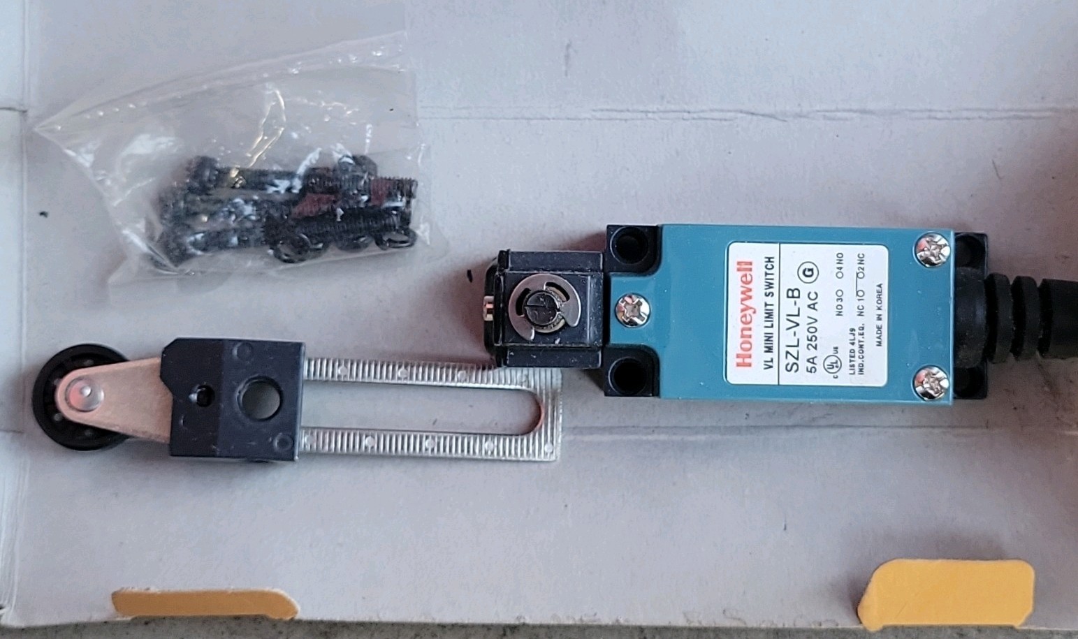 Honeywell SZL-VL-B Mini Limit Switch RoHS Compliant