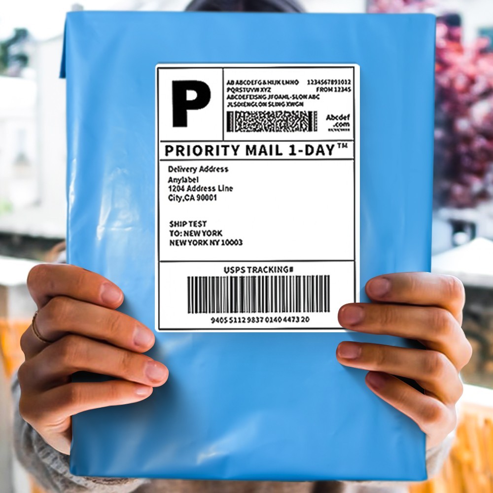 Blue Poly Mailers Shipping Bags – 6×9 7.5×10.5 9×12 10×13 12×15.5 14.5×19 24×24