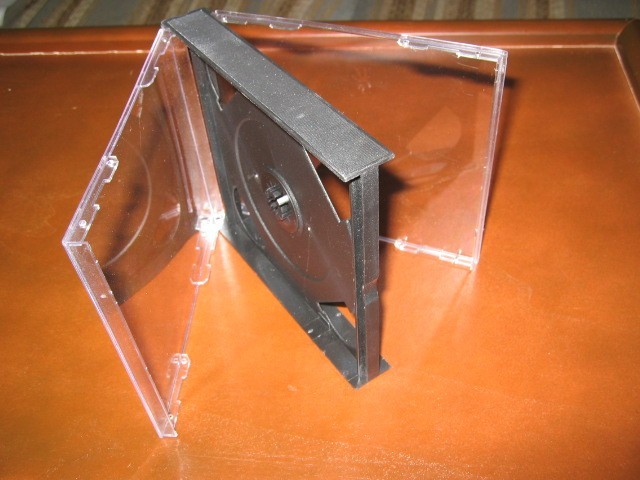 5 PCS 24MM MULTI 4 QUAD CD JEWEL CASES W/10 CLEAR TRAYS PSC73&KC02PK FREE SHIP