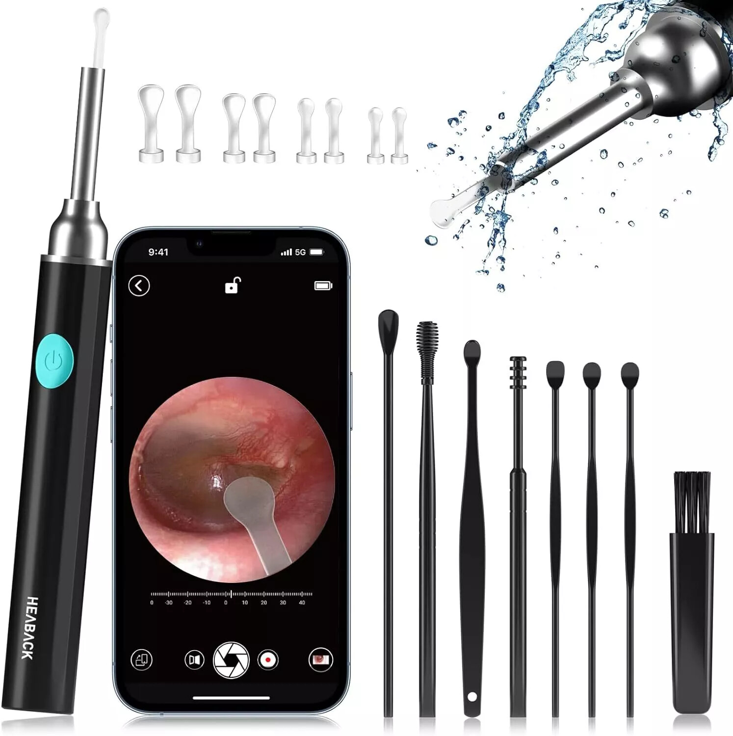 Ear Wax Cleaner Ear Camera Otoscope with Light Cleaner Removal Kit FOR ANDROID