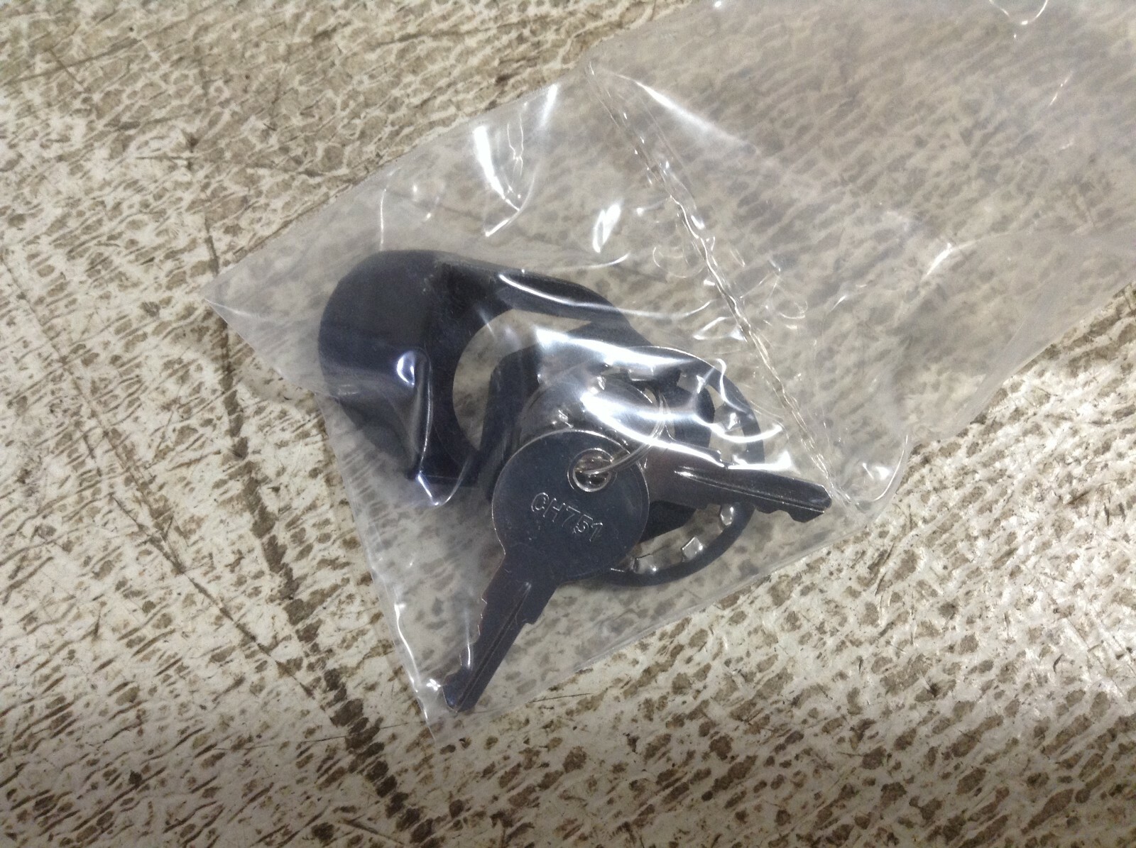 TE 654475 Glove Box Key Latch Lock Locking Golf Cart 55.1 New (TSC)