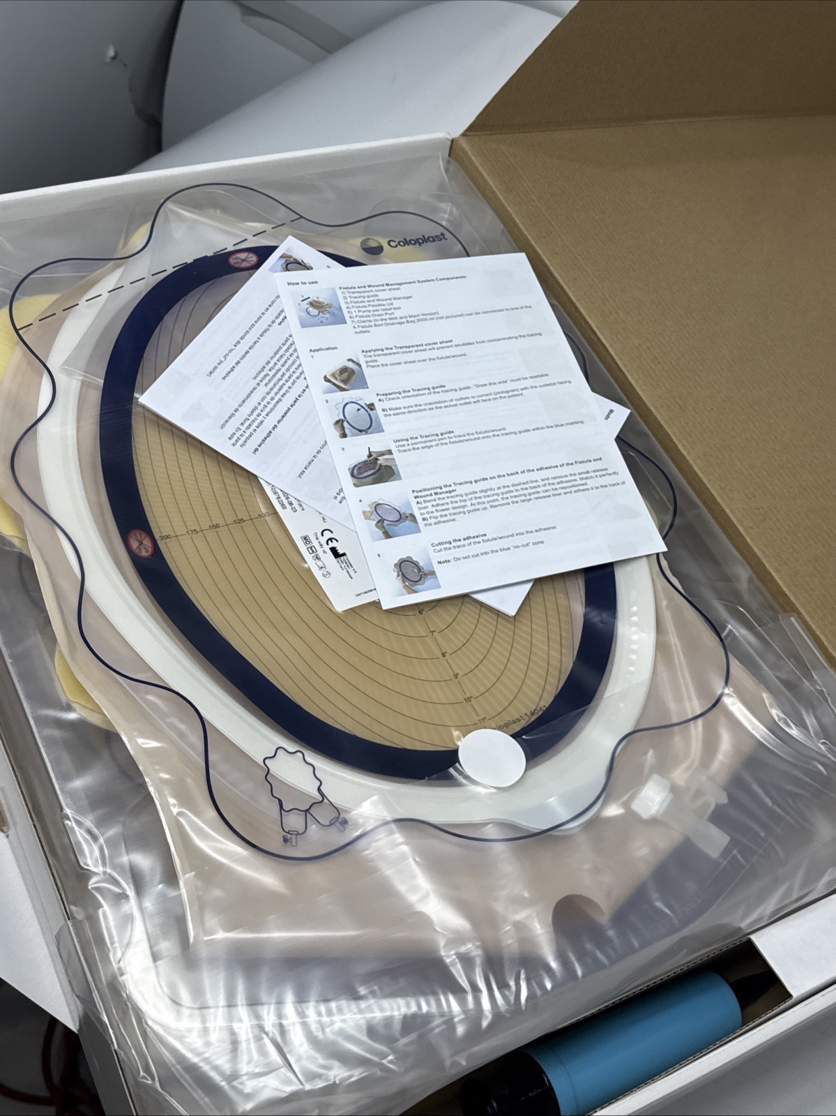 Coloplast 14070 Fistula and Wound Management System Maxi w/Filter Exp 06/2026