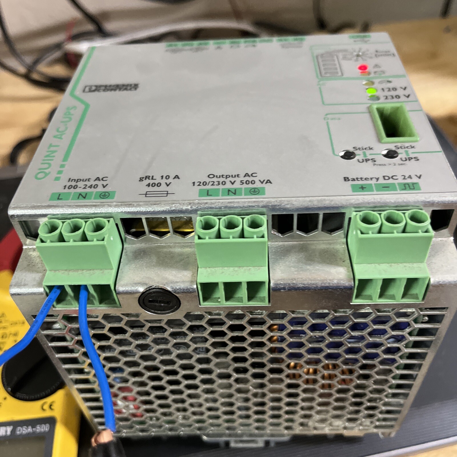 PHOENIX CONTACT QUINT-UPS/1AC/1AC/500VA QUINT AC-UPS #2320270