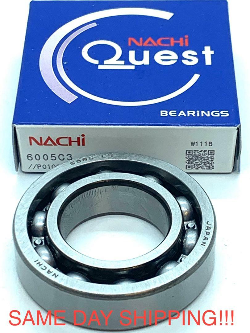 6005 Nachi Bearing Open C3 Japan 25x47x12 Ball BeariNG / SAME DAY SHIPPING !!!