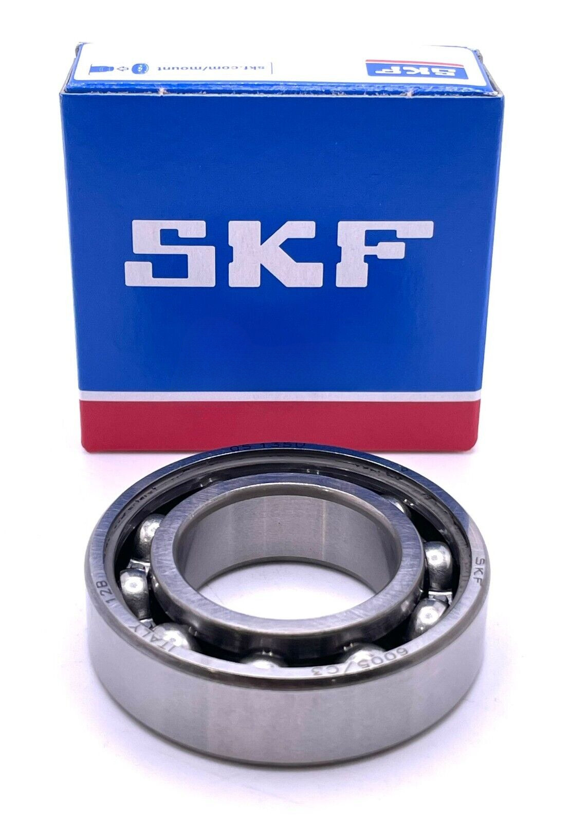 SKF 6005 C3 DEEP GROOVE BALL BEARING, OPEN TYPE, NO SEALS 25x47x12 mm