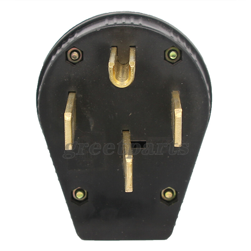 Fits NEMA 14-50p 50A 125-250V 4-Holes Plug DH Industrial Grade Straight Blade US