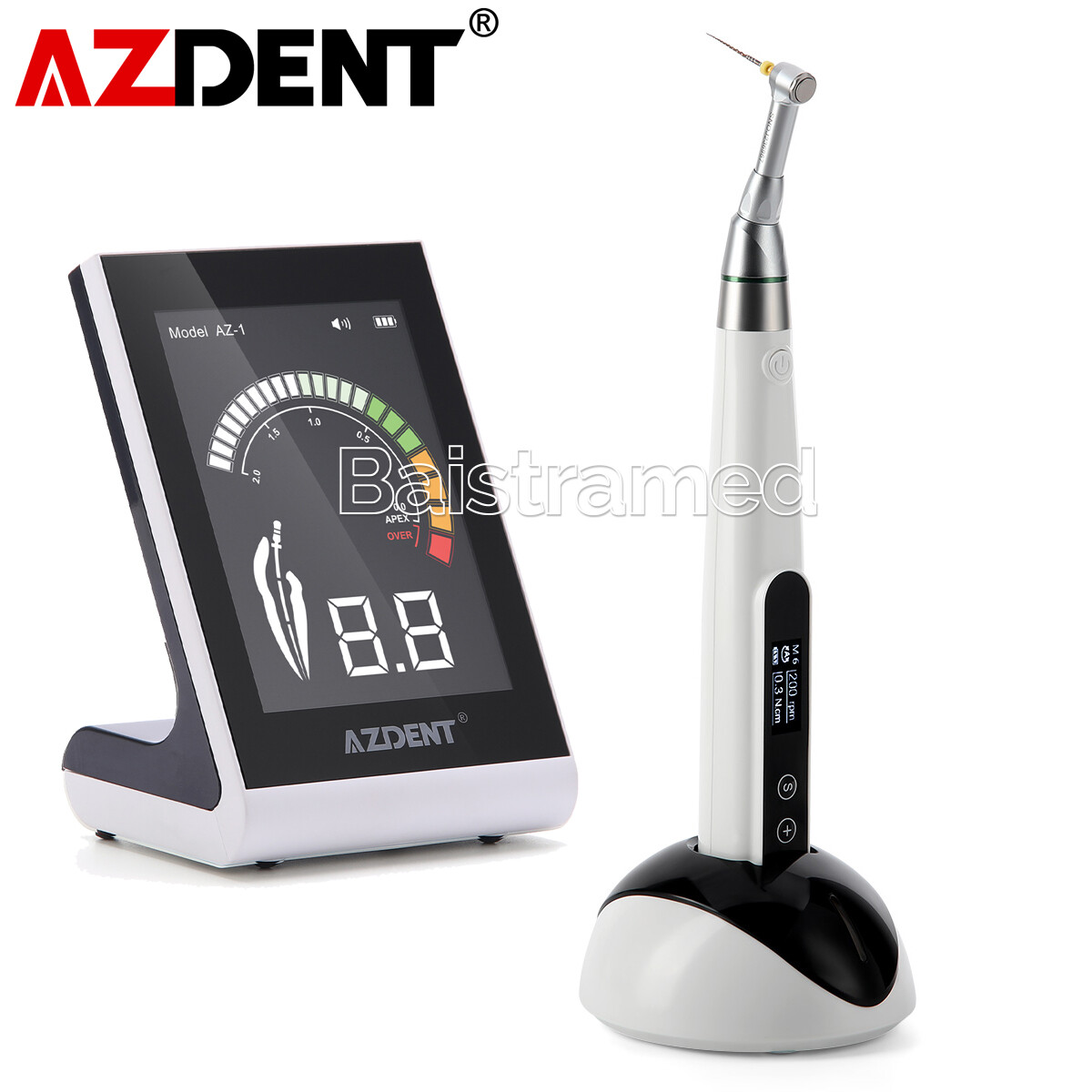AZDENT Dental Wireless LED 16:1 Endo Motor / Apex Locator Root Canal Finder