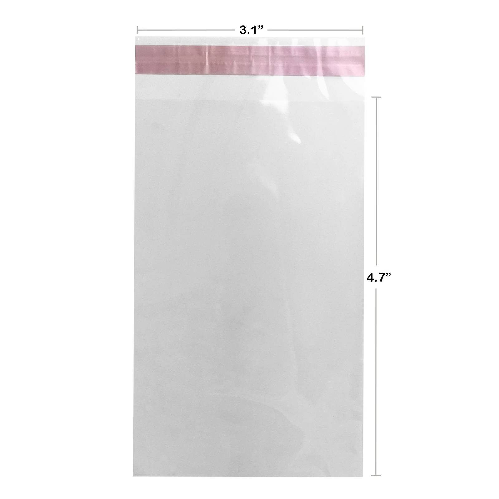 UOFFICE Clear Resealable Cellophane Bags 3.1″ x 4.7″ 1.2 Mil