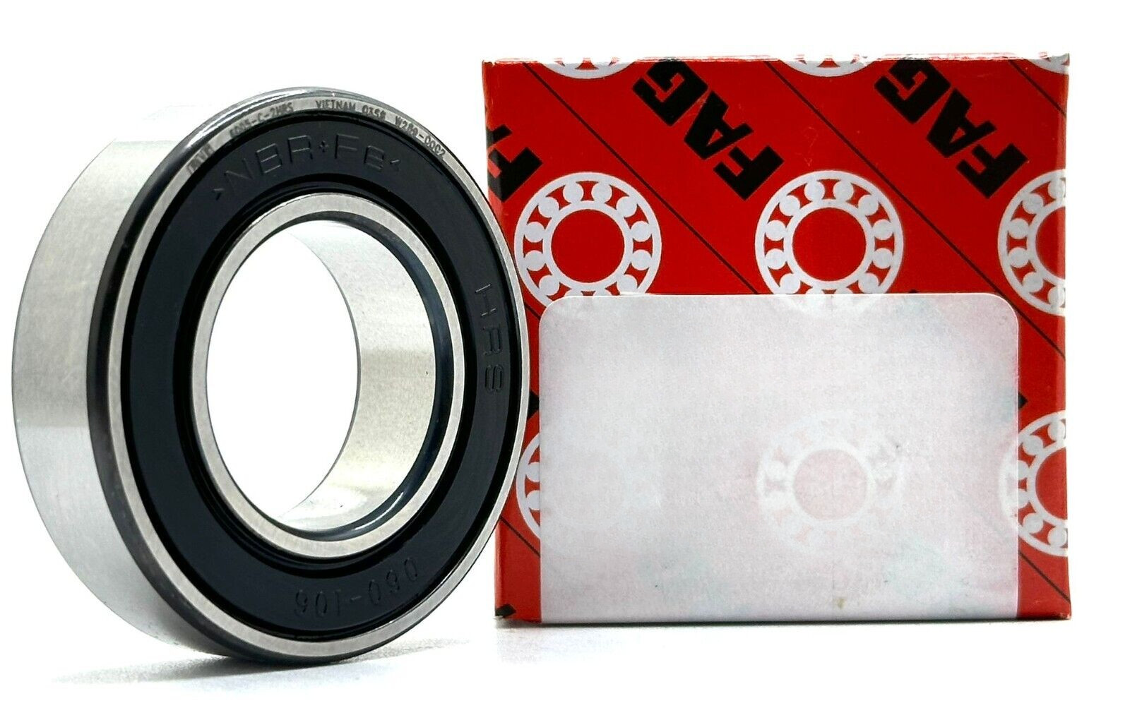 FAG 6005 2HRS C3 DEEP GROOVE BALL BEARING RUBBER SEALED 25x47x12 mm