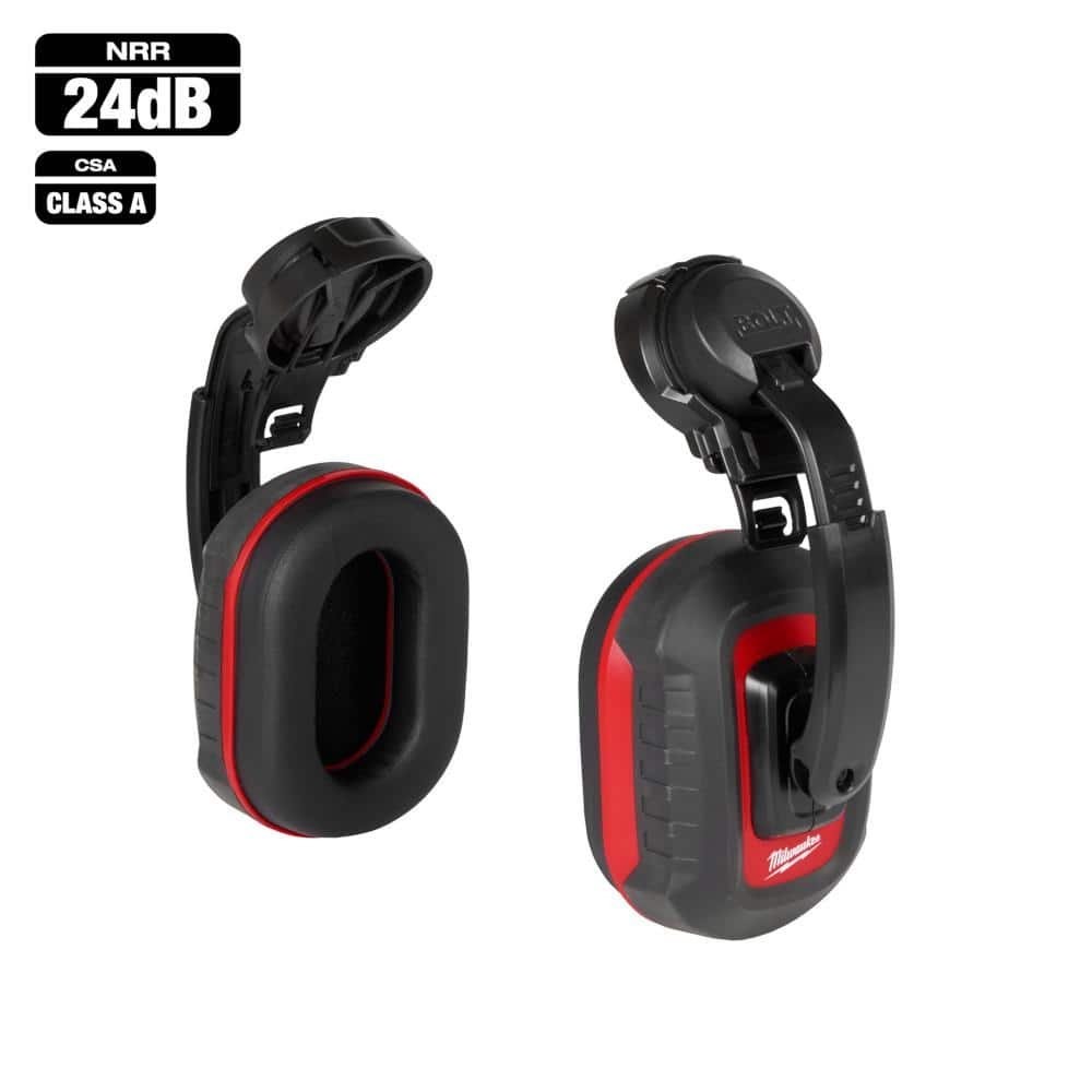 Milwaukee BOLT Earmuffs with Noise Reduction Rating of 24 dB 48-73-3250