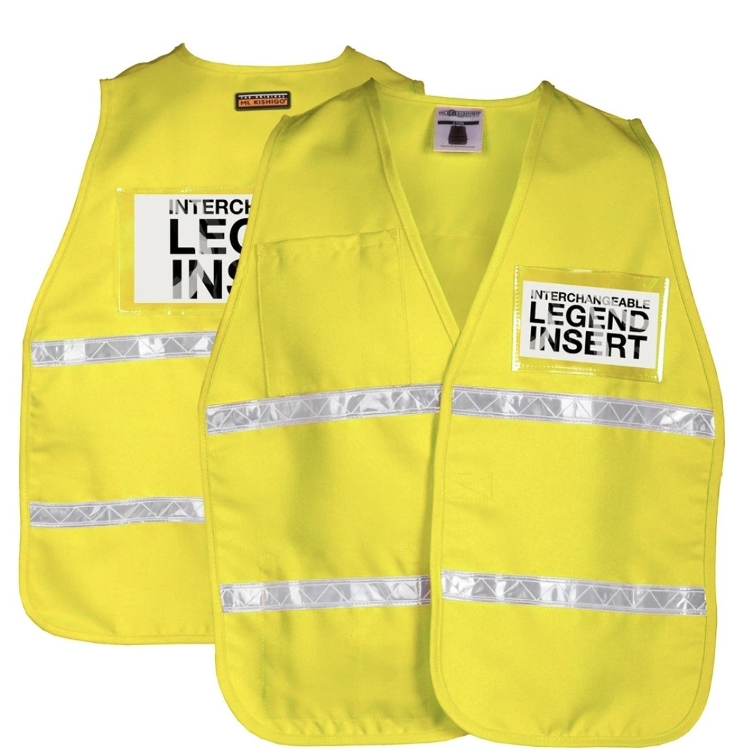 ML Kishigo Model 3710 Incident Command Dark Yellow Vest “One Size Fits All”