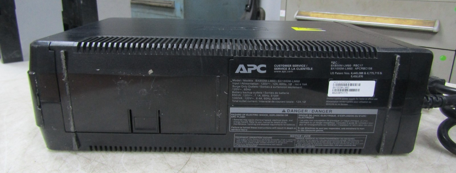 💥APC BACK-UPS PRO 1000 LINE-INTERACTIVE POWER SUPPLY 120 VAC 600W BX1000M-LM60