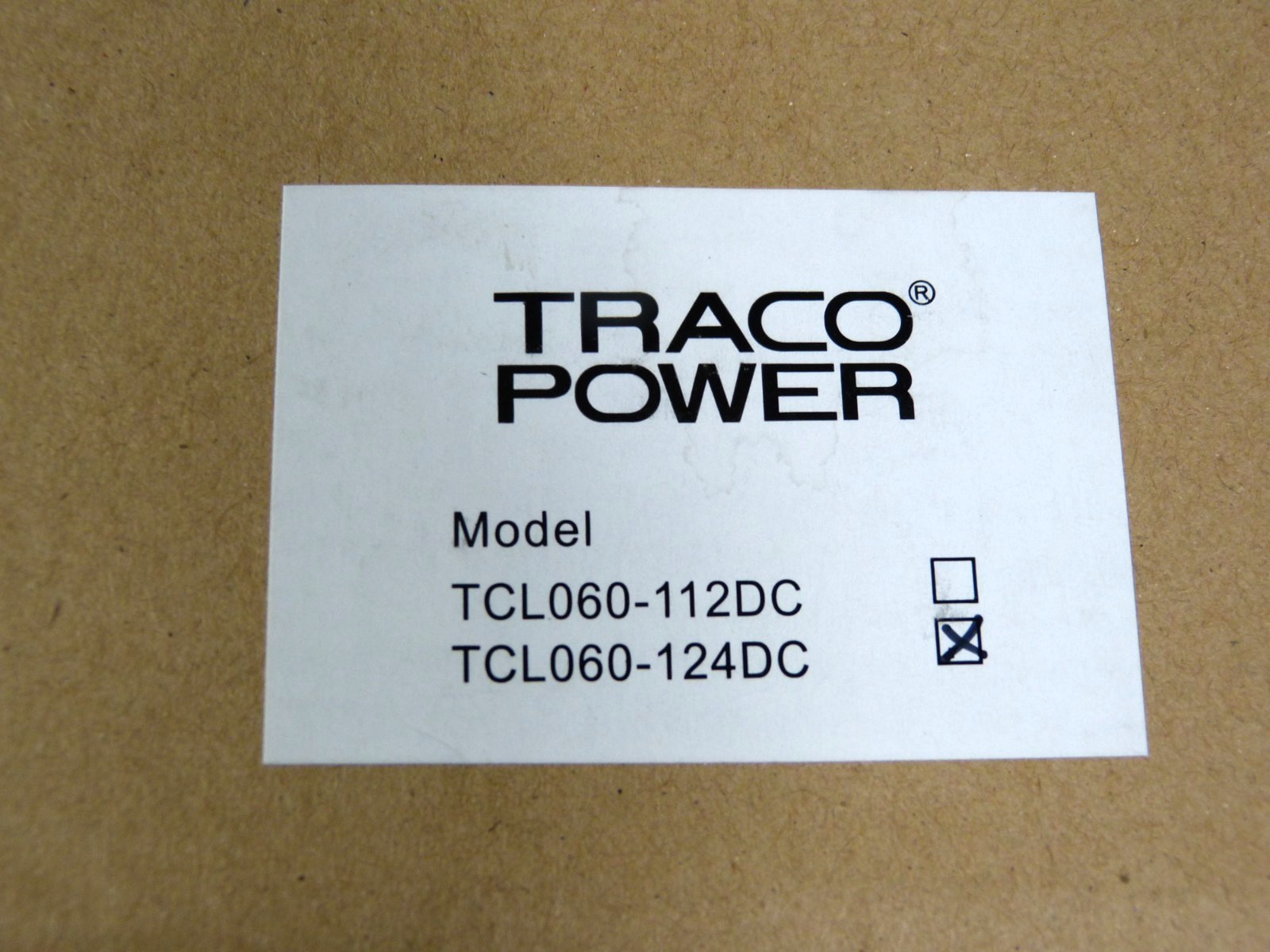 Traco Power TCL 060-124 DC BRAND NEW IN BOX