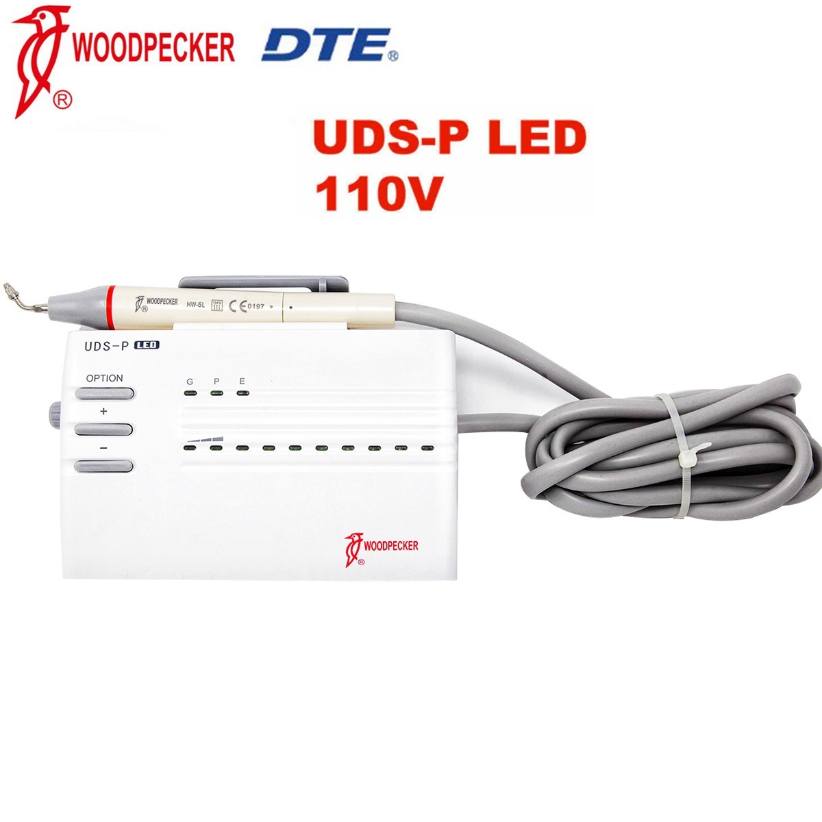 Original Woodpecker Dental UDS-P LED Ultrasonic Piezo Scaler Handpiece EMS