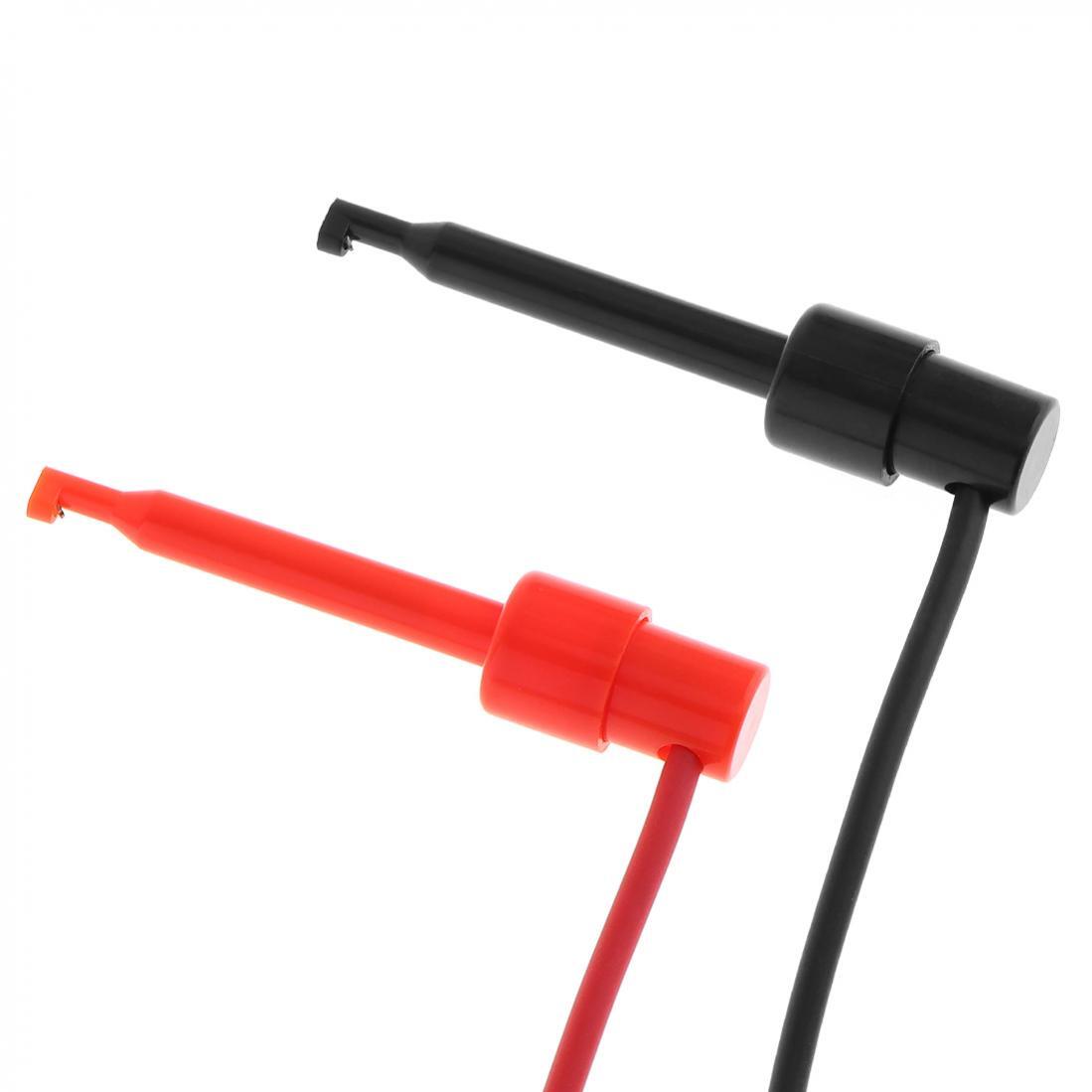 2 Pack BNC Male Plug Q9 to Dual Alligator Clip Test Leads Probe Coaxial Cable