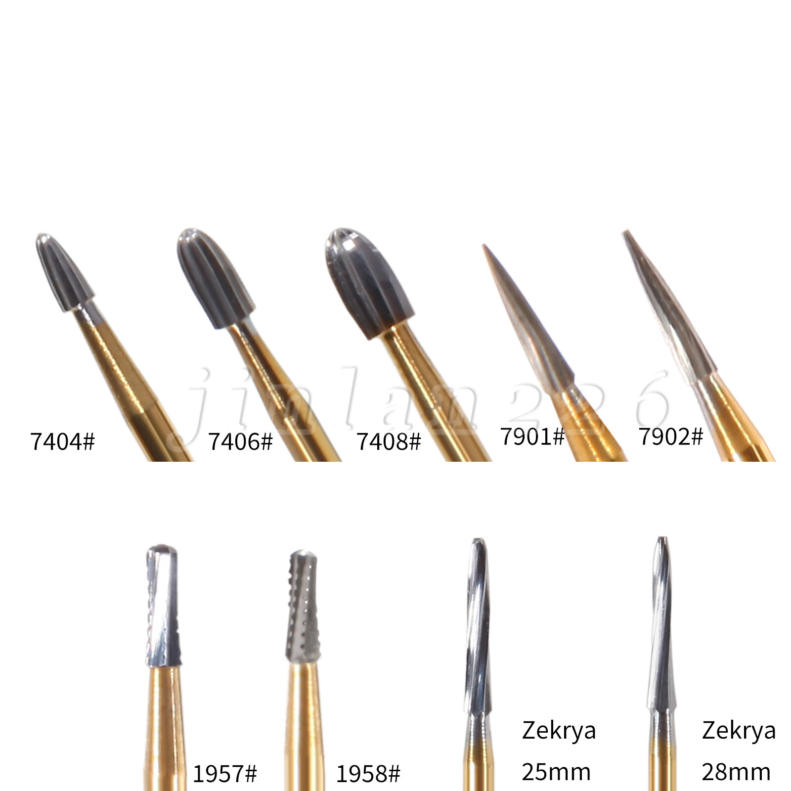 Dental Tungsten Carbide Bur FG RA CA HP Drills Burr For High/Low Speed Handpiece