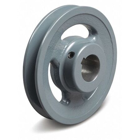 Zoro Select Bk501 1″ Fixed Bore 1 Groove Standard V-Belt Pulley 4.75 In Od
