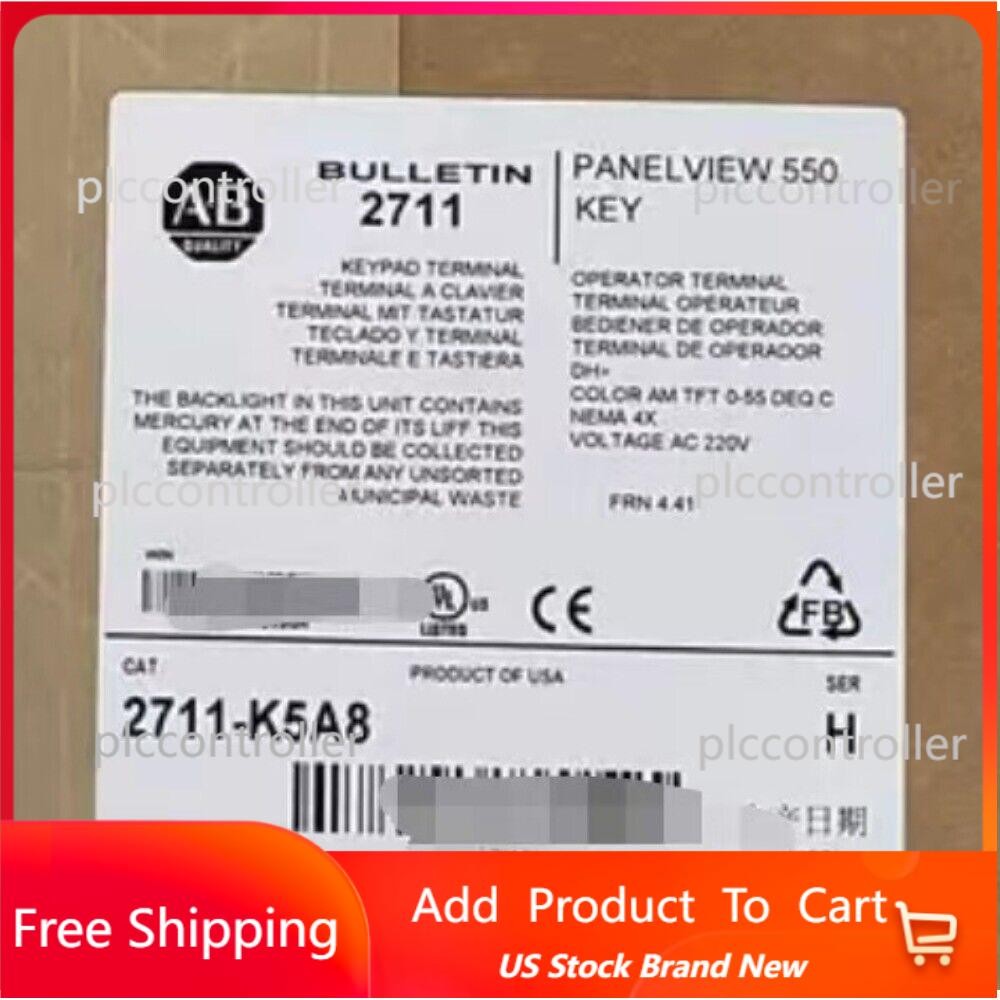 2711-K5A8 AB PanelView Standard Terminal Fast Shipping New 2711K5A8 US Free Tax