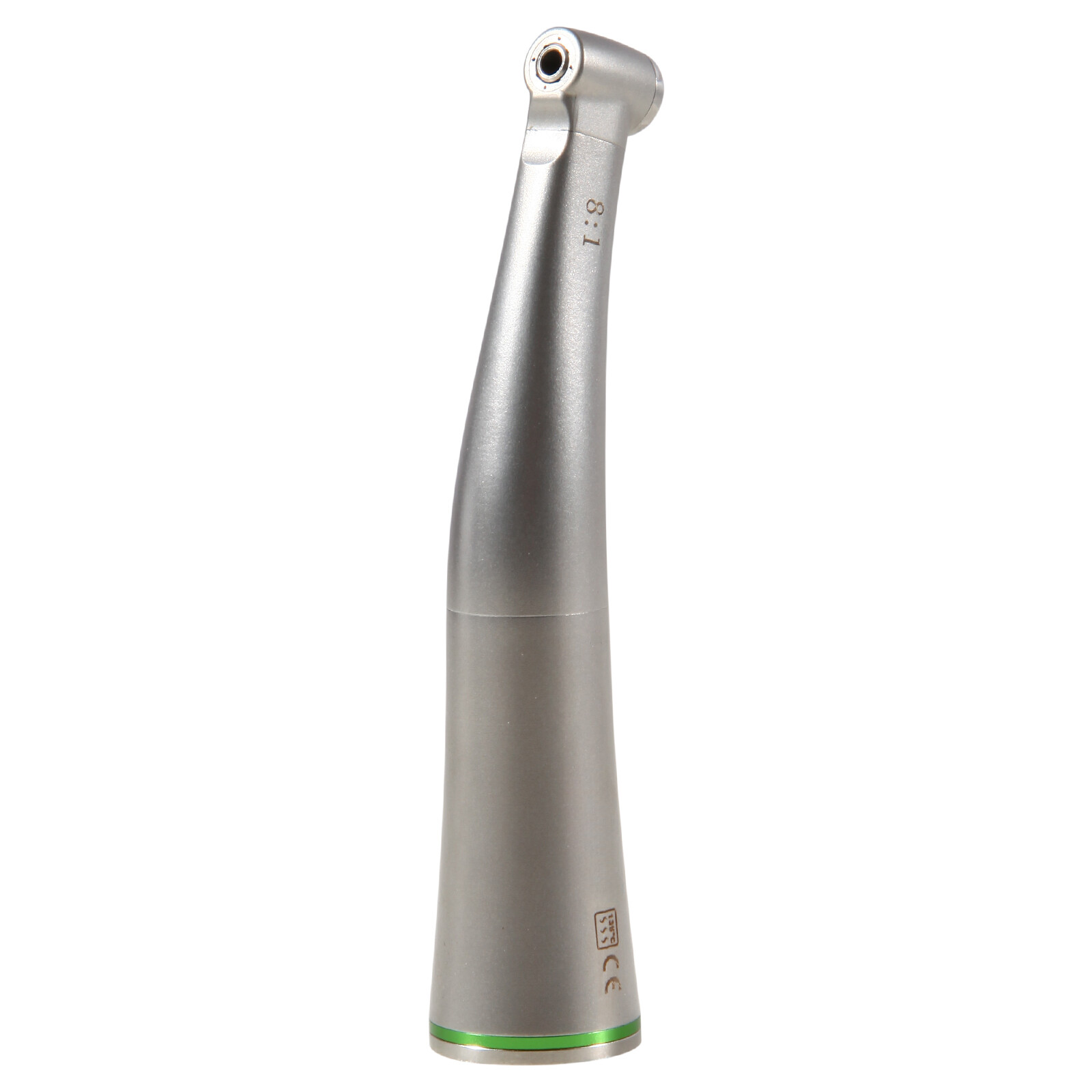 Dental 8:1 Green Endo Contra Angle Handpiece Mini Head Quattro Spray for Prophy
