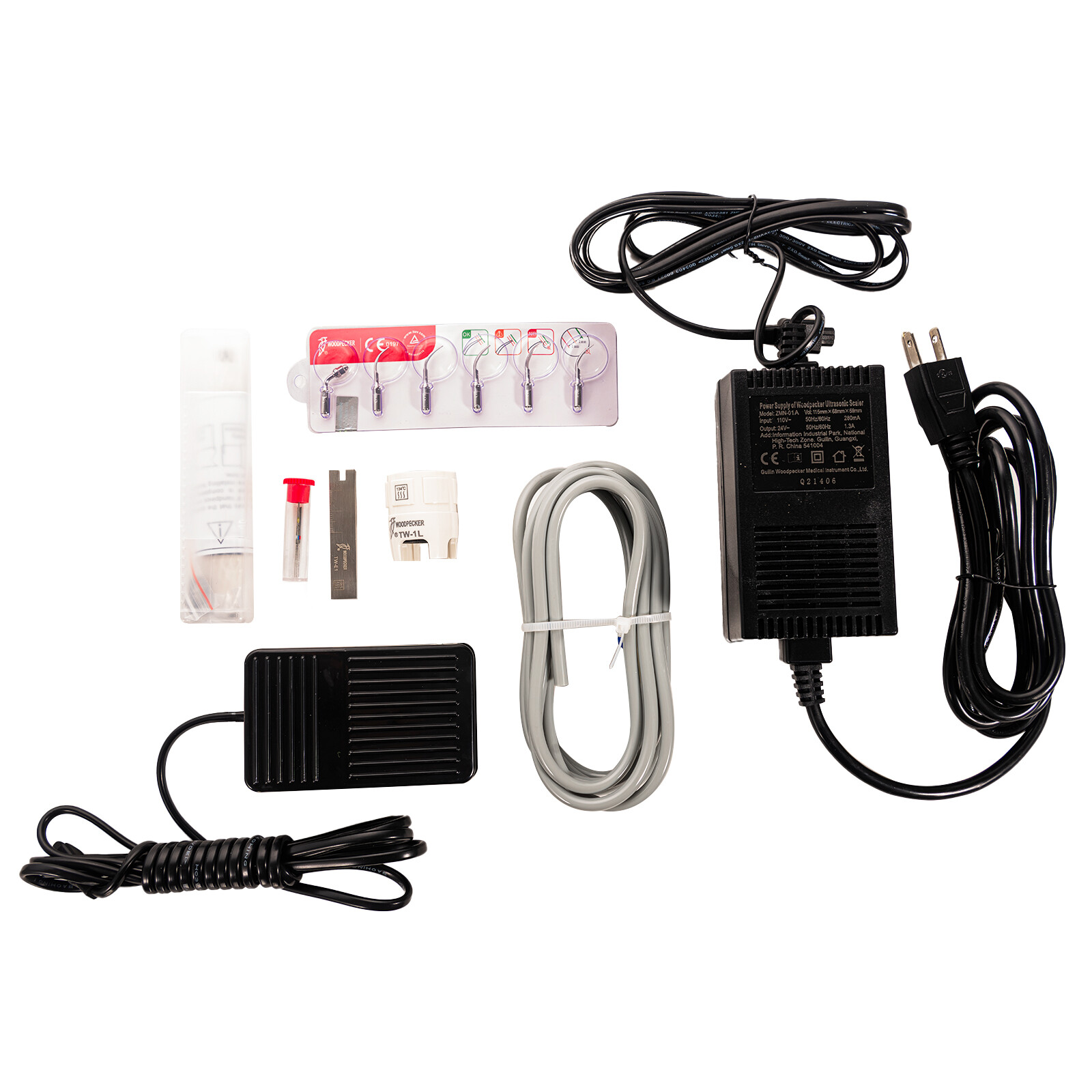Woodpecker UDS-P/UDS-P LED Dental Ultrasonic Piezo Scaler with Tips SATELEC