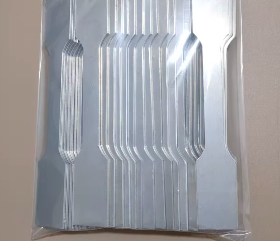 10 Pcs 6061 Aluminum Flat tensile test specimen set