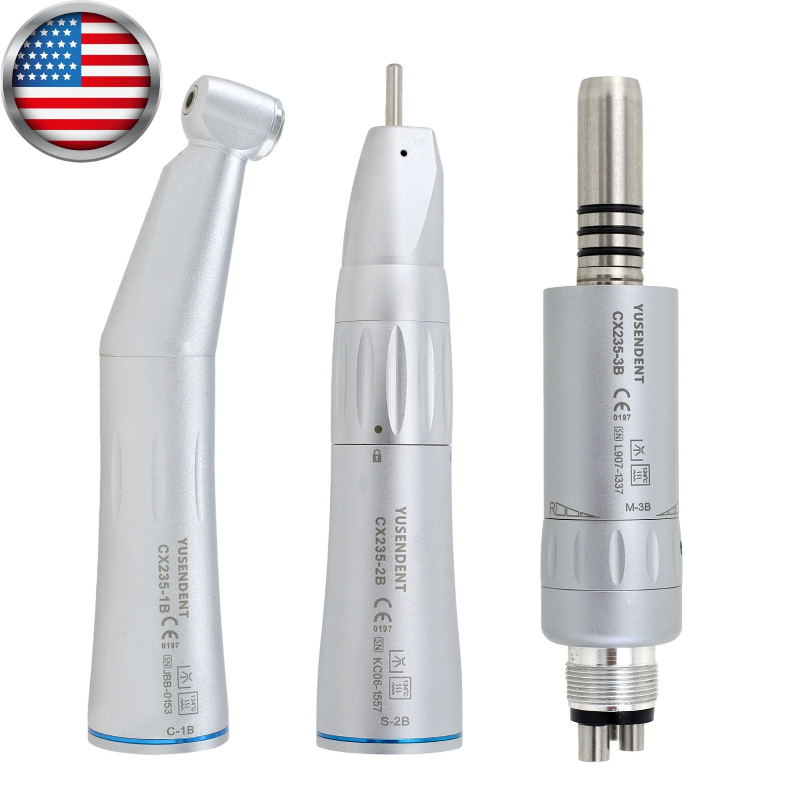 COXO Low Speed Straight Handpiece Dental Contra Angle Air Motor 4 Hole NSK KAVO