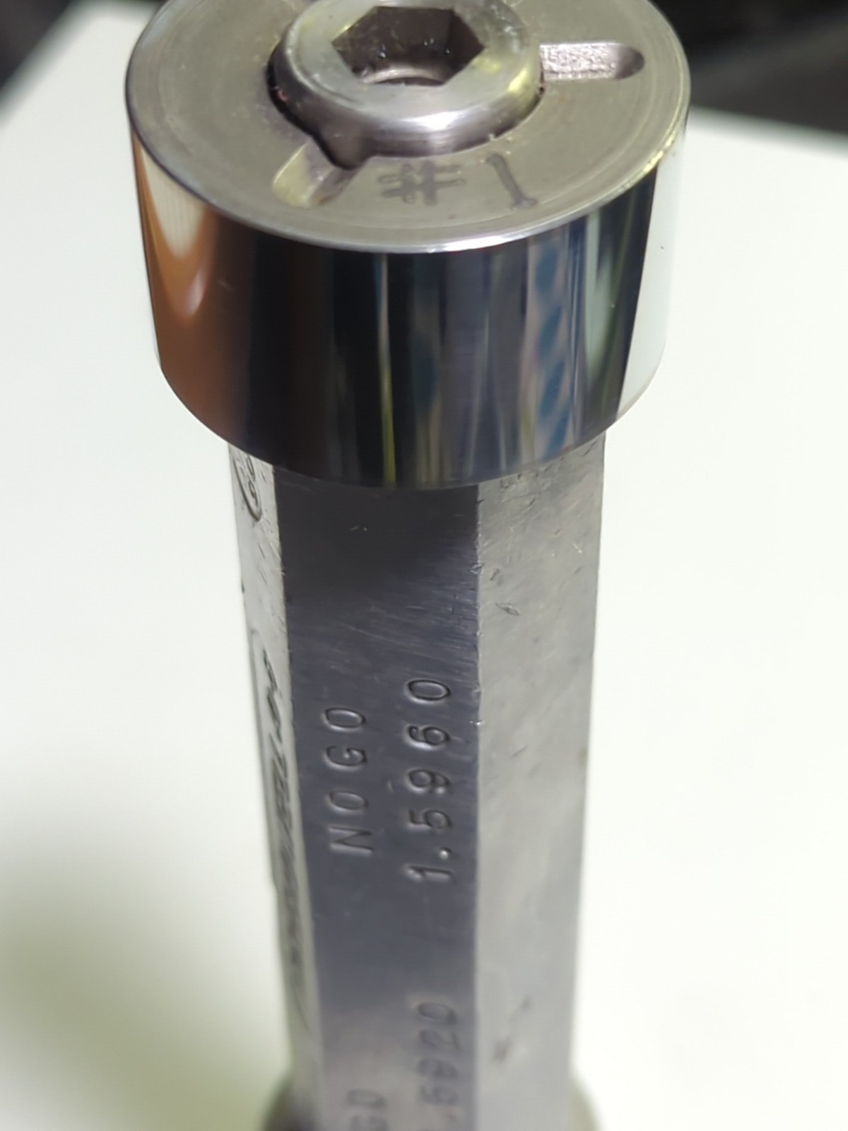 1.5920 & 1.5960″ Mounted Pin Plug Gages – Go No Go – Threadwell / Boeing Used
