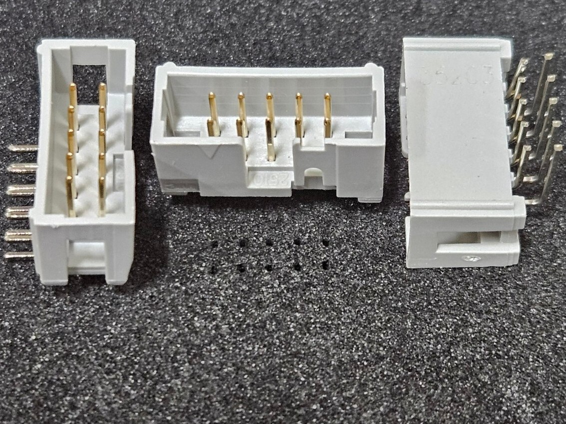 15 PCS 3M 2510-5002-UB HDR 10 POS RA THRU-HOLE SHROUDED CONN HEADER NOS (6726)