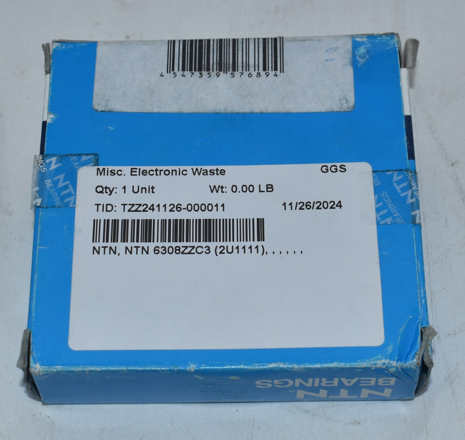 NEW (1) Piece NTN Ball Bearing 6310ZZC3/EM 6310ZZC3/L627 6310C3 Bearings Japan