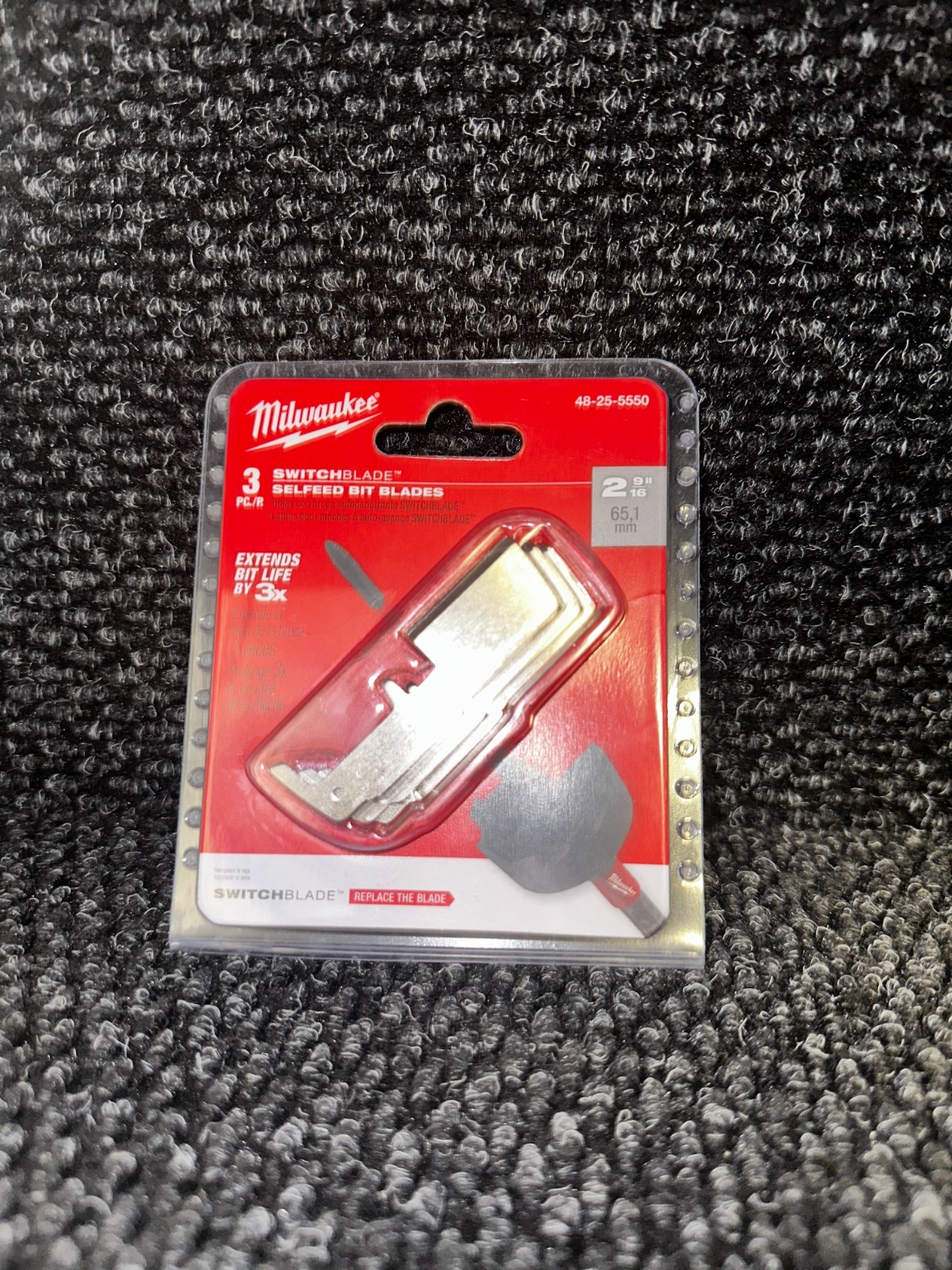 Milwaukee 48-25-5550 2-9/16 in. Switchblade, 1 Pack – 3 Pcs.