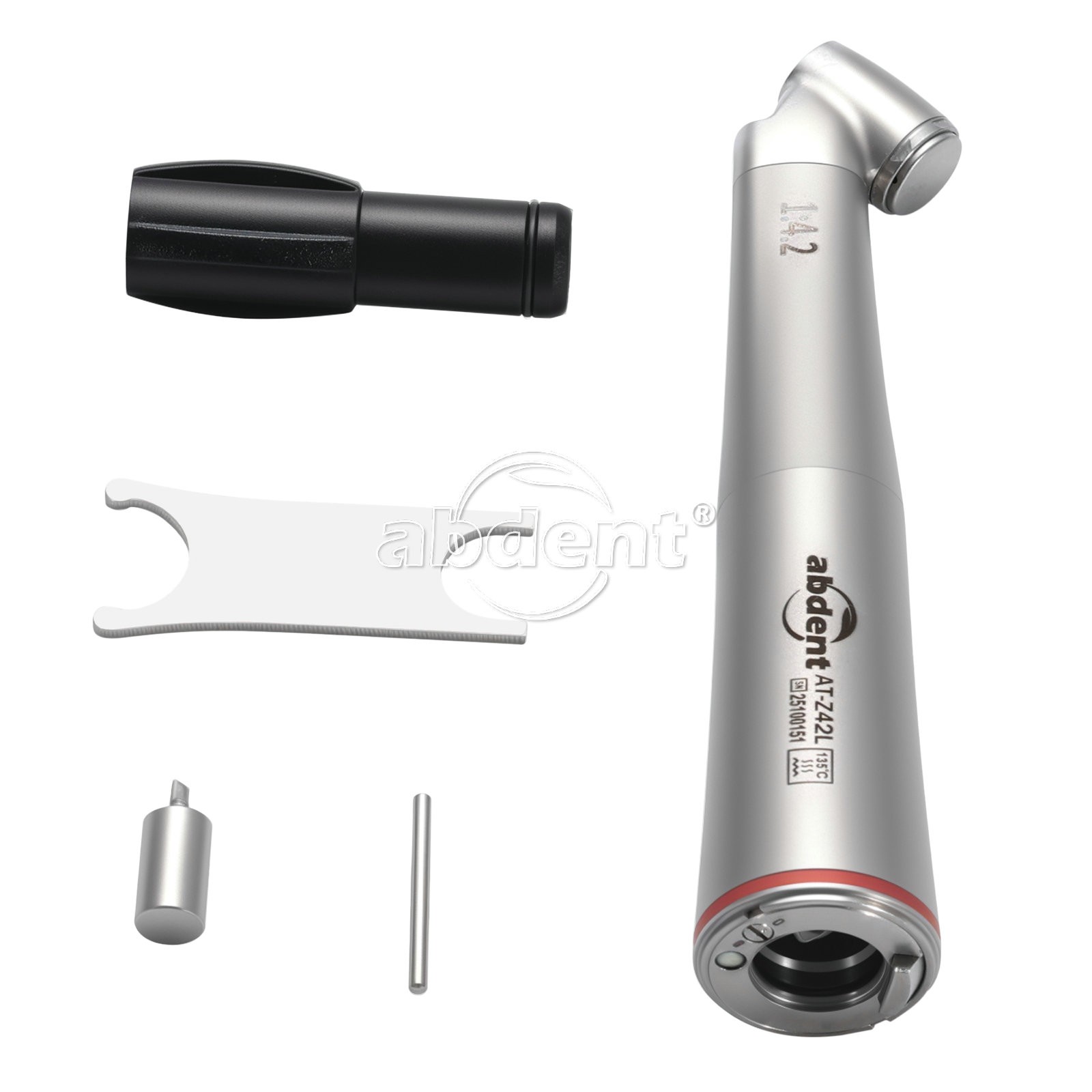 Abdent Dental 1:4.2 Fiber Optic High Speed Handpiece 45 Degree Contra Angle