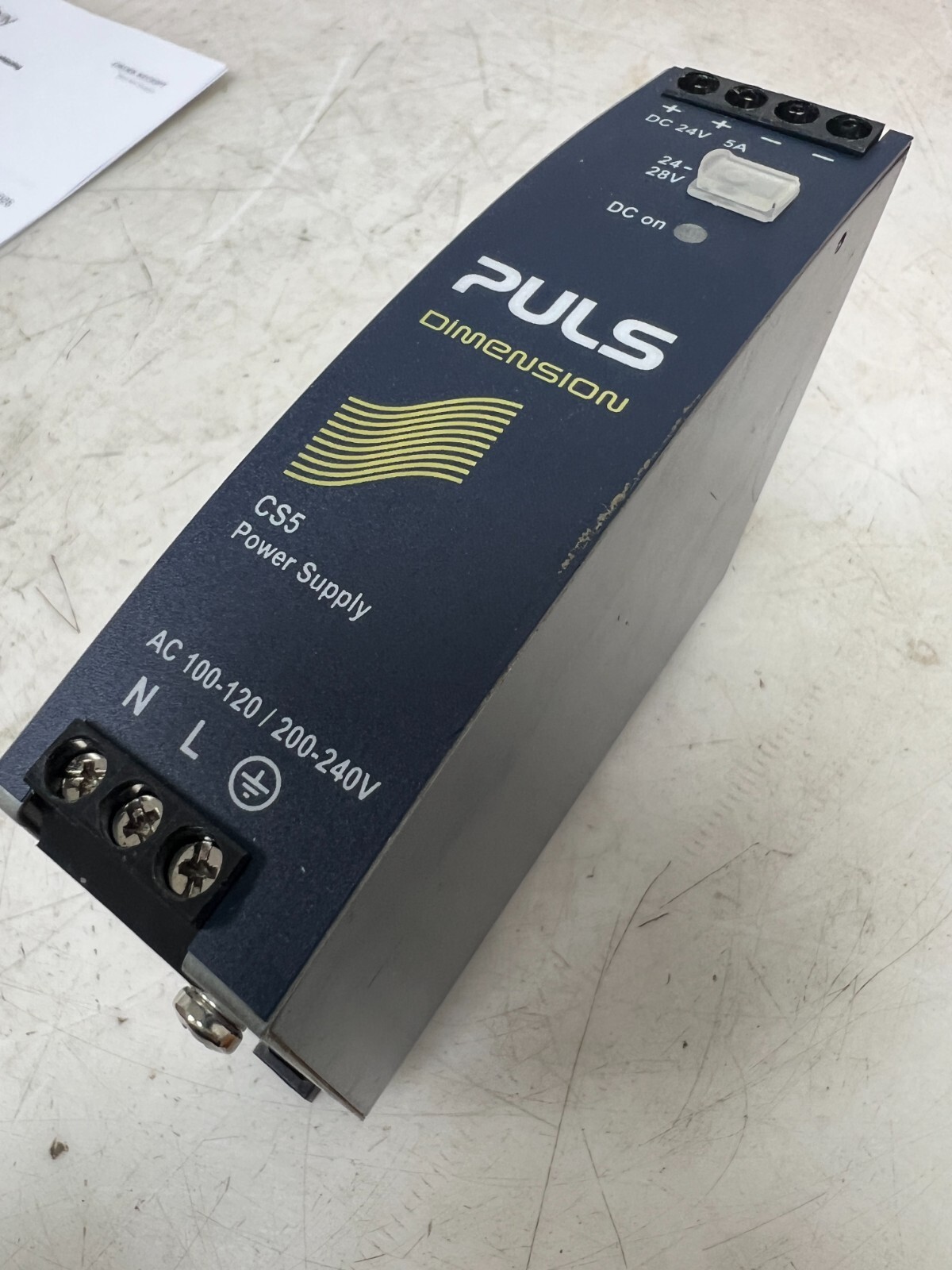 👀 PULS DIMENSION CS5 POWER SUPPLY 24-48 VOLT 5 AMP CS5.241