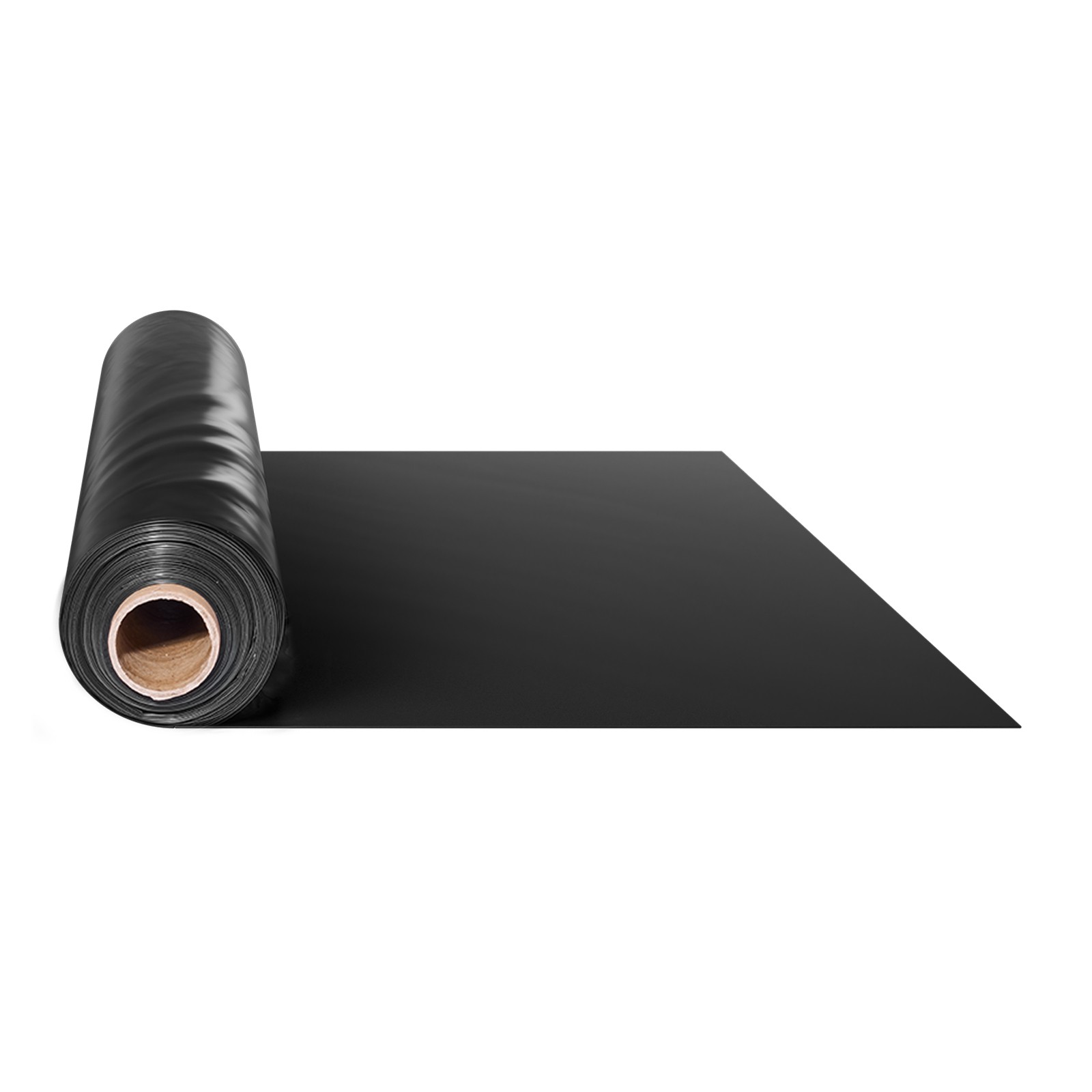 10Mil Plastic Sheeting Roll 5 x 100 FT Heavy Duty Polyethylene Black
