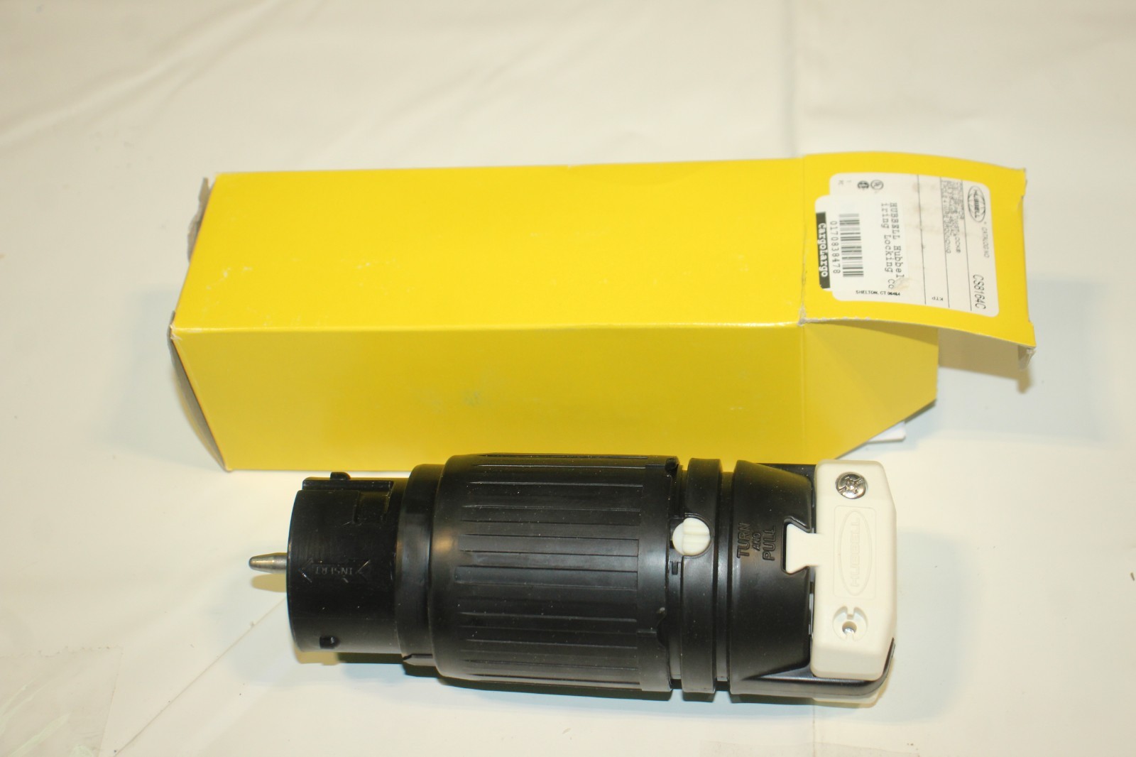 NEW Hubbell HBL Insulgrip Twist-Lock Plug 50A CS8164C