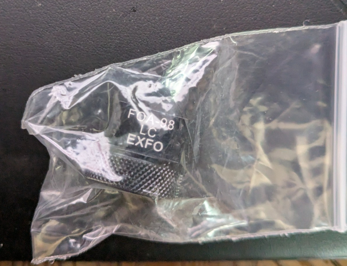 Exfo FOA-98 Fiber Adapter Cap LC Connector for Optical Power Meter/OTDR