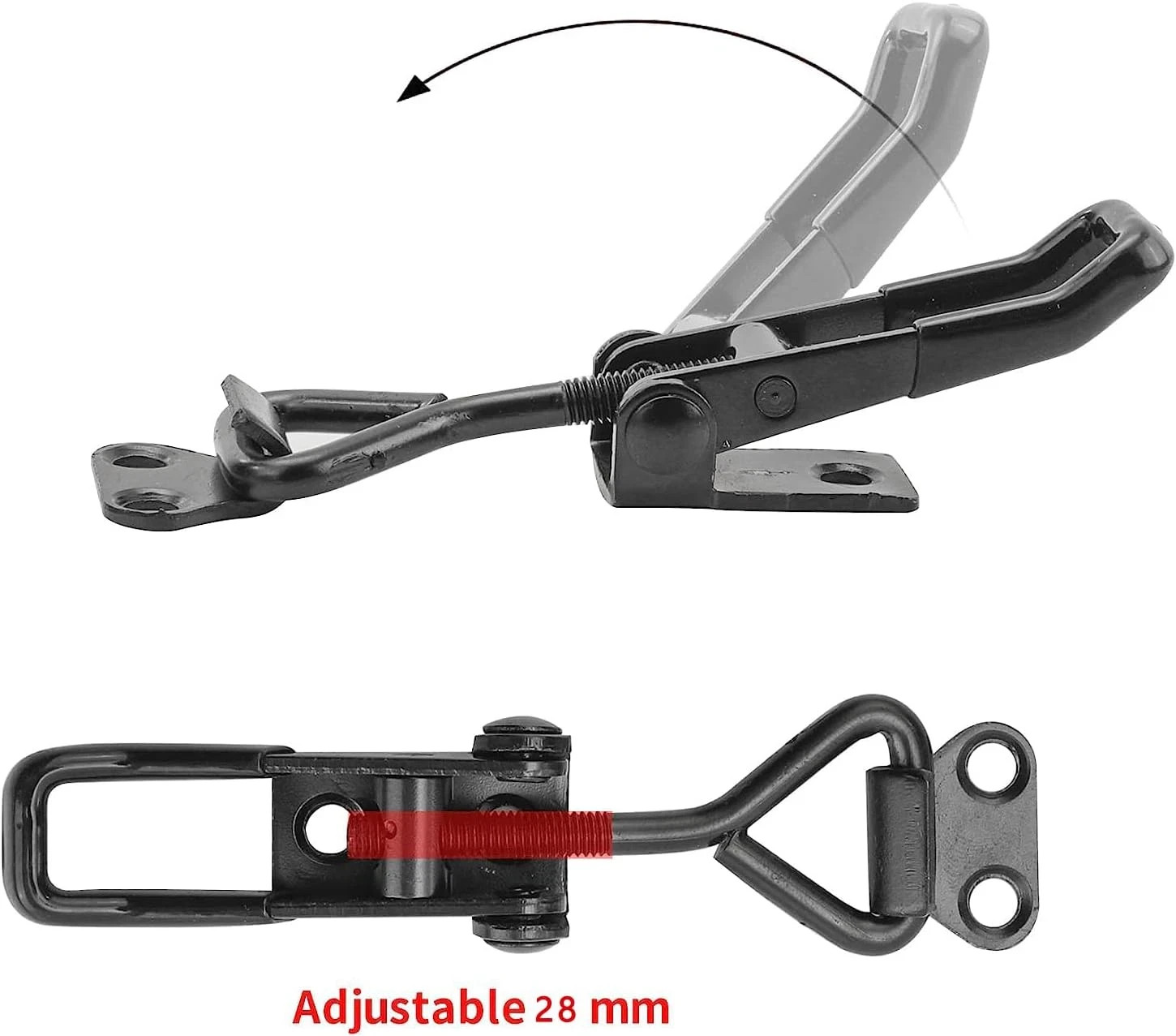 6Pack Toggle Clamp Latch 100KG 220LBS Holding Capacity 4001Pull Adjustable Quick