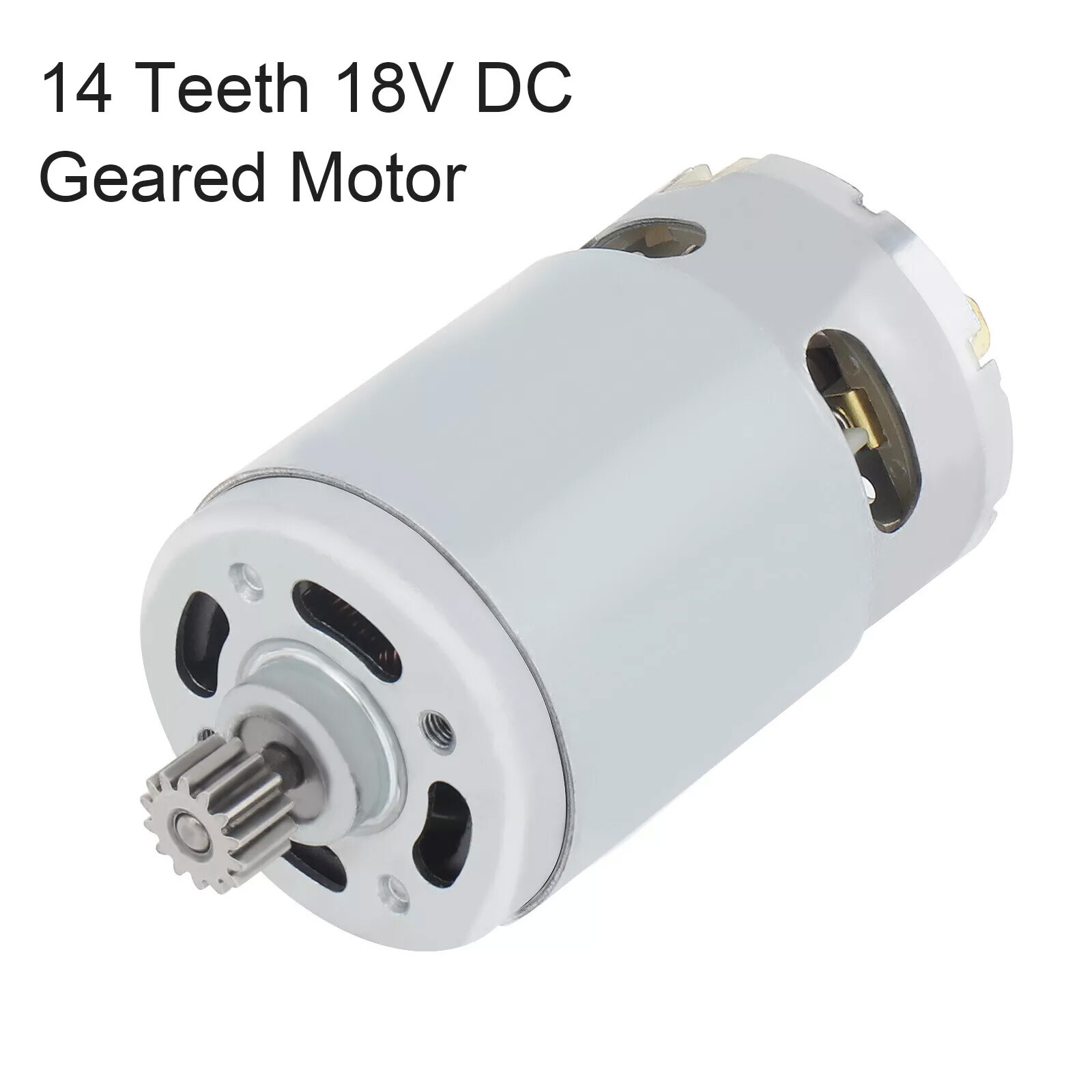 DC 18V 14 Teeth Shank Gear Motor Replacement for Rechargeable Electric Drill