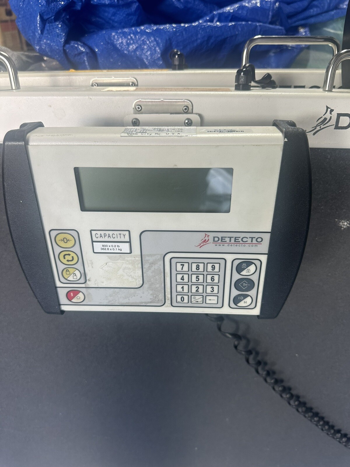 Detecto Portable Folding Column Digital Wheelchair Scale